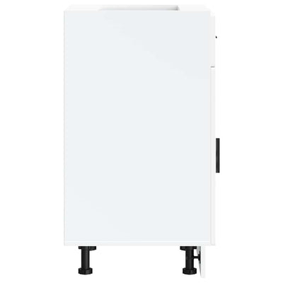 Valkoinen keittiön pohjakaappi porto Cristofie (suunniteltu puu)