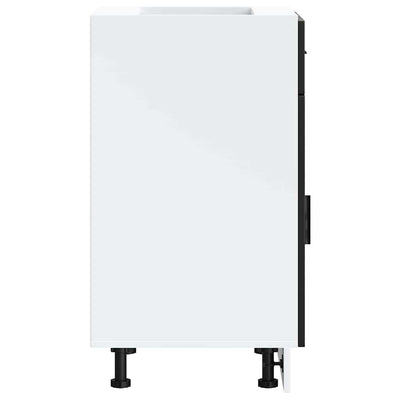 Musta keittiön pohjakaappi porto Cristofie (suunniteltu puu)