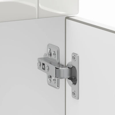 Valkoinen keittiön pohjakaappi porto Cristofie (korkeakiiltoinen)