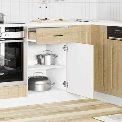 Keittiön pohjakaappi Porto sonoma tammi suunniteltu puu