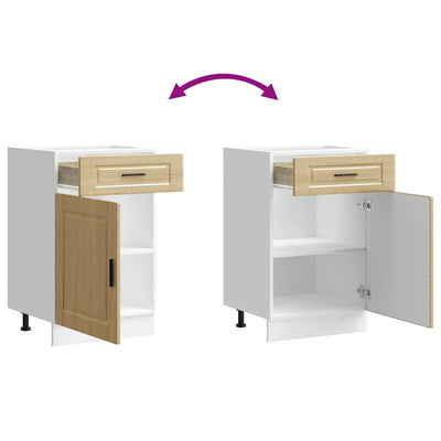 Sonoma tammi keittiön pohjakaappi porto Cristofie (suunniteltu puu)