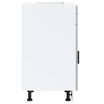 Harmaa keittiön pohjakaappi porto betoni Cristofie (suunniteltu puu)