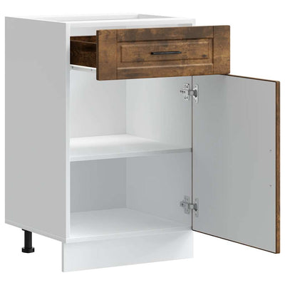 Savustettu tammi keittiön pohjakaappi porto Cristofie (suunniteltu puu)