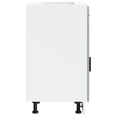 Harmaa keittiön pohjakaappi porto Cristofie (sonoma suunniteltu puu)