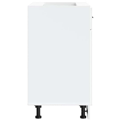 Valkoinen keittiön pohjakaappi porto Cristofie (suunniteltu puu)