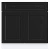 Musta keittiön pohjakaappi porto Cristofie (suunniteltu puu)