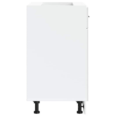 Valkoinen keittiön pohjakaappi porto Cristofie (korkeakiiltoinen)