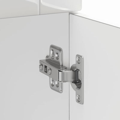 Valkoinen keittiön pohjakaappi porto Cristofie (korkeakiiltoinen)