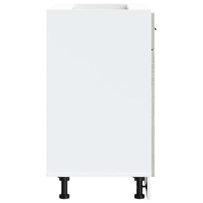 Harmaa keittiön pohjakaappi porto Cristofie (sonoma suunniteltu puu)