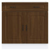 Ruskea tammi keittiön pohjakaappi porto Cristofie (suunniteltu puu)