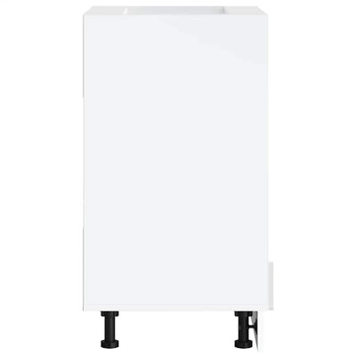 Valkoinen uunikaappi porto Cristofie (korkeakiilto, puinen)