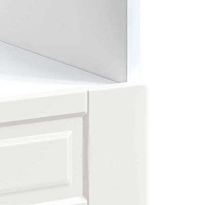 Valkoinen uunikaappi porto Cristofie (korkeakiilto, puinen)