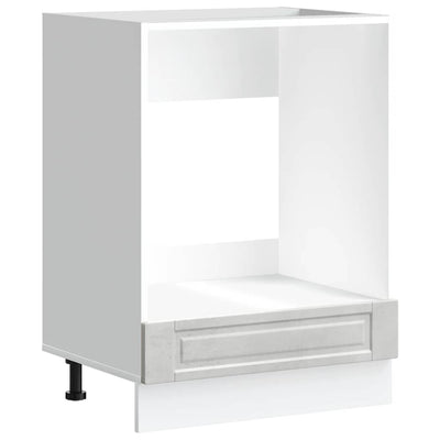 Betoninharmaa uunikaappi porto Cristofie (puinen)