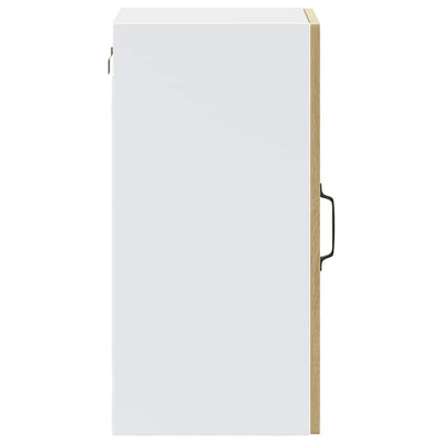 Sonoma-tammi keittiön seinäkaappi Cristofie (lasiovella porto)