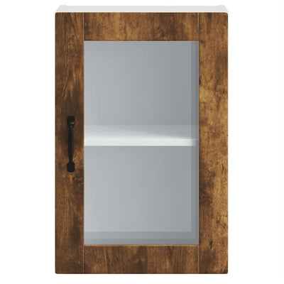 Savutammi keittiön seinäkaappi Cristofie (lasiovella porto)