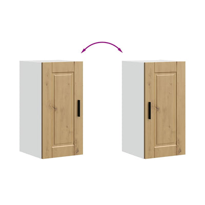 Keittiön seinäkaappi porto Cristofie (käsityöläinen tammi puinen)