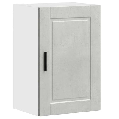 Betoninharmaa keittiön seinäkaappi porto Cristofie (puinen)