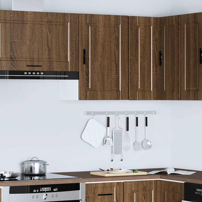 Ruskea keittiön seinäkaappi porto Cristofie (tammi puinen)