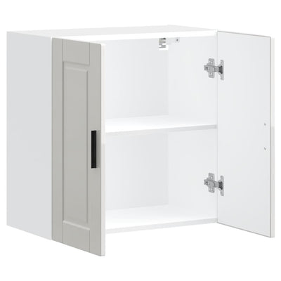 Valkoinen keittiön seinäkaappi porto Cristofie (korkeakiiltoinen)