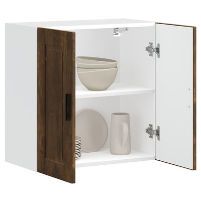 Savustettu tammi keittiön seinäkaappi porto Cristofie (teknillinen puu)