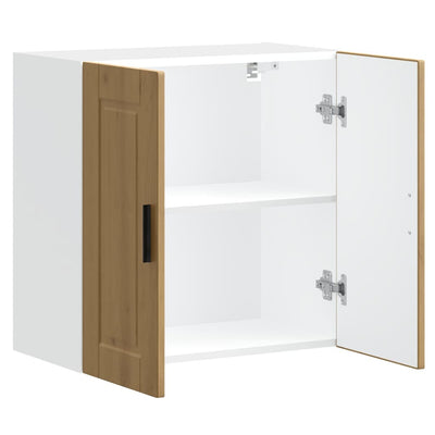 Tammi keittiön seinäkaappi porto Cristofie (käsityöläinen, suunniteltu puu)