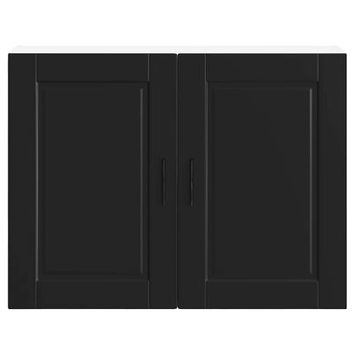 Musta keittiön seinäkaappi porto Cristofie (puinen)