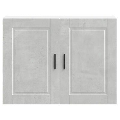 Harmaa keittiön seinäkaappi porto Cristofie (suunniteltu puu)