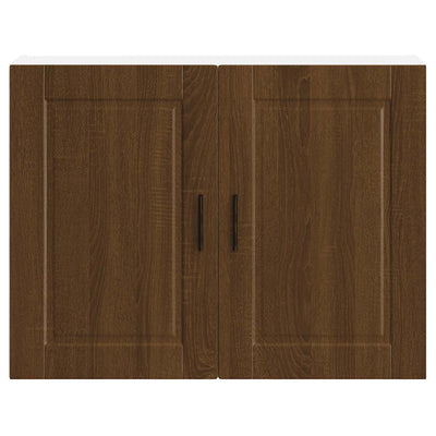 Ruskea tammi keittiön seinäkaappi porto Cristofie (suunniteltu puu)