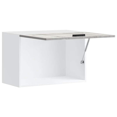 Harmaa keittiön seinäkaappi porto Cristofie (suunniteltu puu)