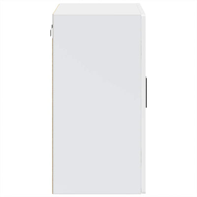 Valkoinen keittiön seinäkaappi lasiovella porto Cristofie