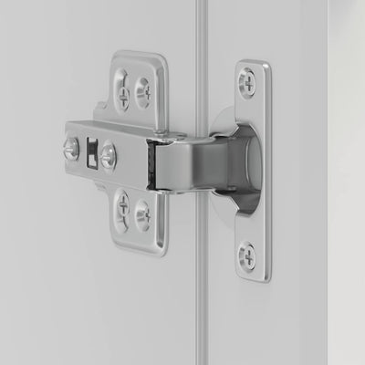 Kiiltävä valkoinen keittiön seinäkaappi lasiovella porto Cristofie