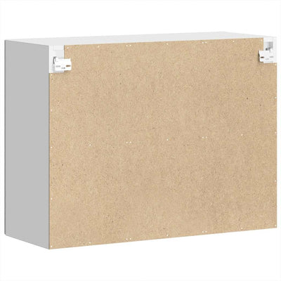 Harmaa keittiön seinäkaappi lasiovella porto Cristofie (sonoma)