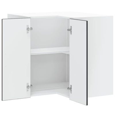 Musta keittiön seinäkulmakaappi porto Cristofie (puinen)