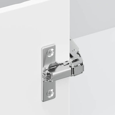 Valkoinen keittiön seinäkulmakaappi porto Cristofie (korkeakiiltoinen)