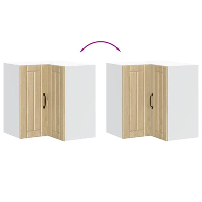 Sonoma-tammi keittiön seinäkulmakaappi porto Cristofie (puinen)