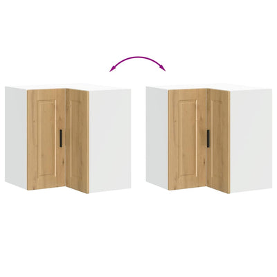 Artesaani tammi keittiön seinäkulmakaappi porto Cristofie (puinen)