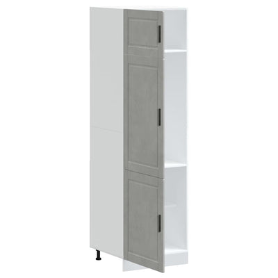 Betoninharmaa keittiökaappi porto Cristofie (puinen)