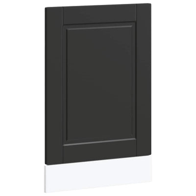 Astianpesukoneen paneeli Porto musta 45x1,5x67 cm tekninen puu