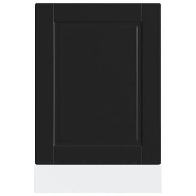 Astianpesukoneen paneeli Porto musta 45x1,5x67 cm tekninen puu