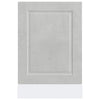 Astianpesukoneen paneeli Porto betoninharmaa 45x1,5x67 cm