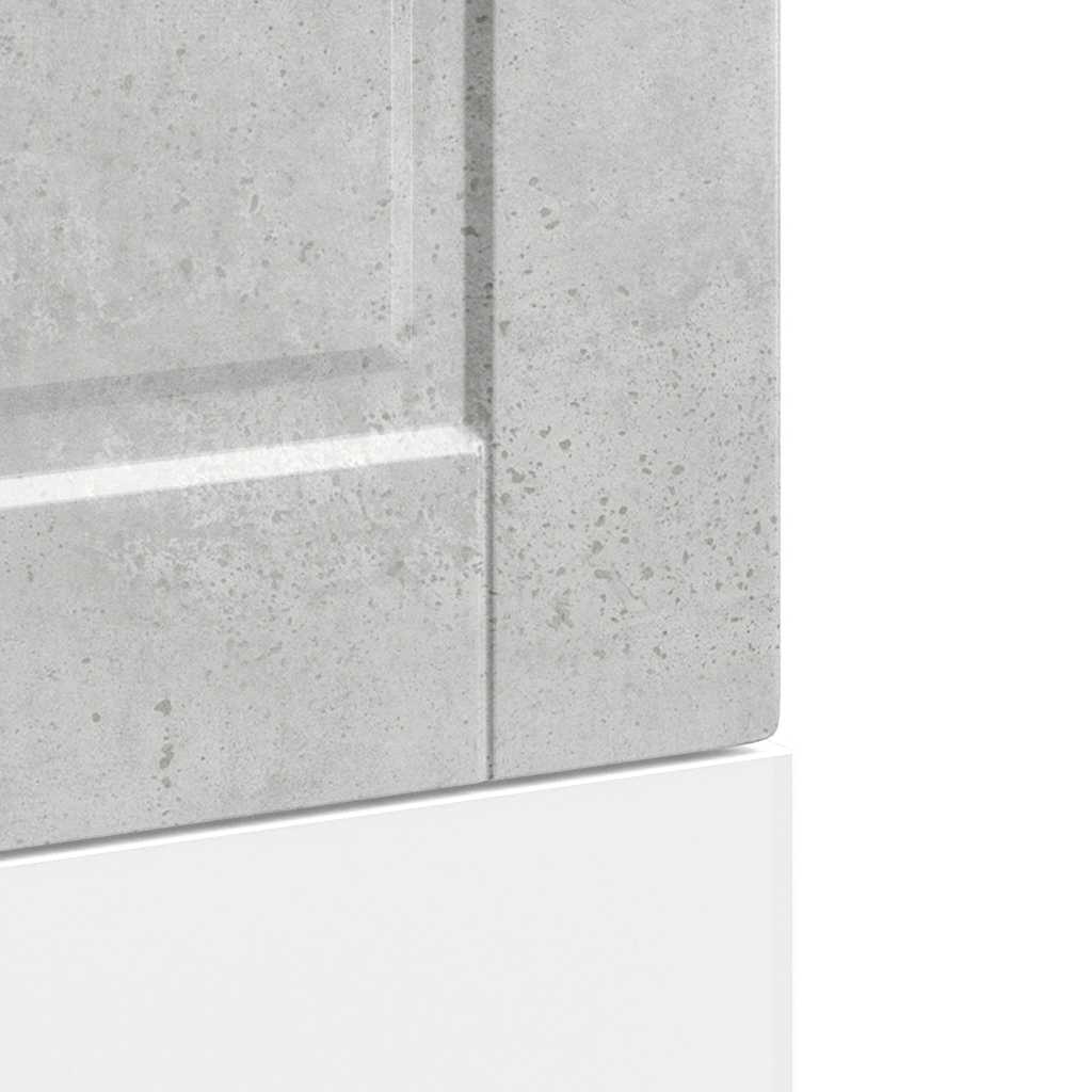 Betoninharmaa astianpesukoneen paneeli porto Cristofie 45x1,5x67cm