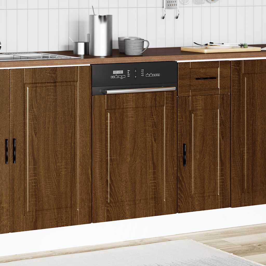 Ruskea tammi astianpesukoneen paneeli porto Cristofie 45x1,5x67cm
