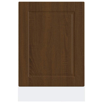 Astianpesukoneen paneeli Porto ruskea tammi 45x1,5x67 cm