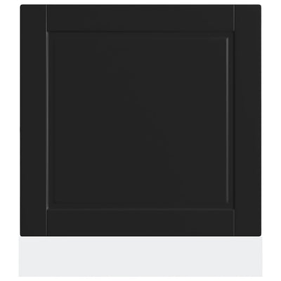 Musta astianpesukoneen paneeli porto Cristofie 60x1,5x67cm (puinen)