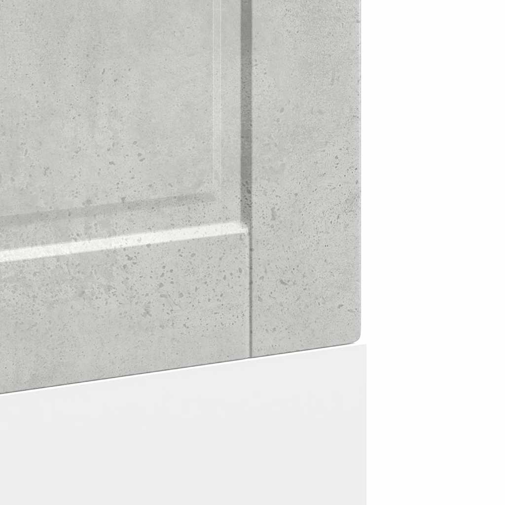 Betoninharmaa astianpesukoneen paneeli porto Cristofie 60x1,5x67cm