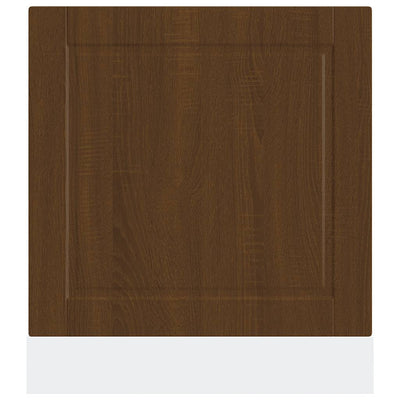 Astianpesukoneen paneeli Porto ruskea tammi 60x1,5x67 cm