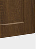Astianpesukoneen paneeli Porto ruskea tammi 60x1,5x67 cm