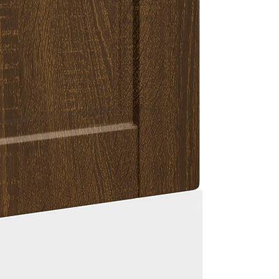 Astianpesukoneen paneeli Porto ruskea tammi 60x1,5x67 cm