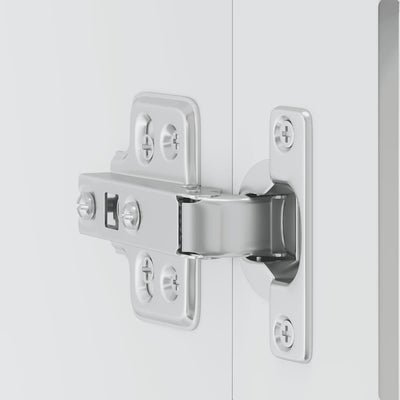 Valkoinen keittiön seinäkaappi Cristofie (lasiovella porto)