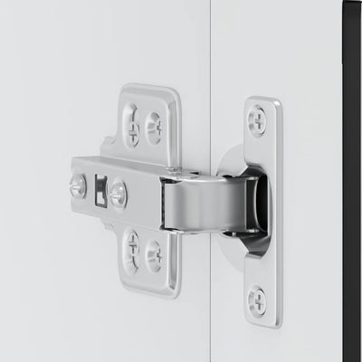 Musta keittiön seinäkaappi Cristofie (lasiovella porto)